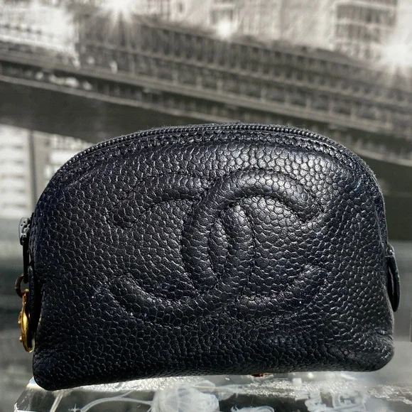 Authentic CHANEL Timeless CC Caviar Coin Purse - Picture 3 of 16